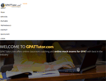 Tablet Screenshot of gpattutor.com